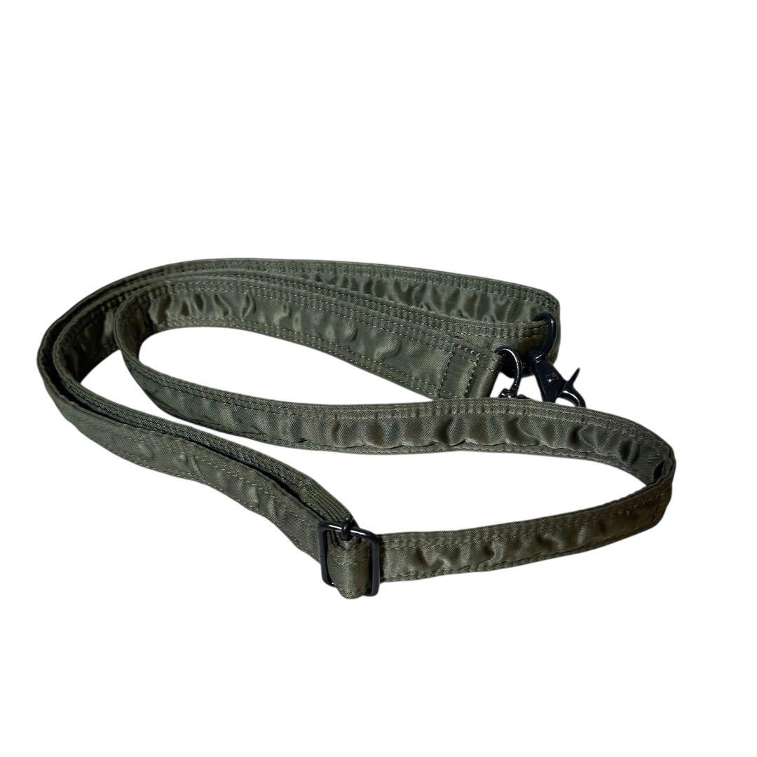 【美品】PORTER タンカー ショルダーバッグ ハーフムーン セージグリーン