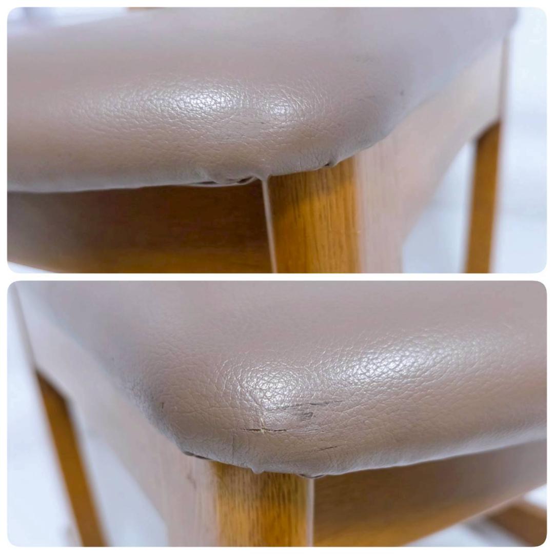 美品】hikari 光製作所 木製ダイニングチェア 合皮レザー① - メルカリ