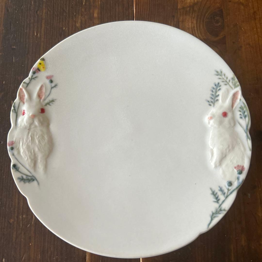 作家 陶芸作家 うつわやみたす プレート うさぎ