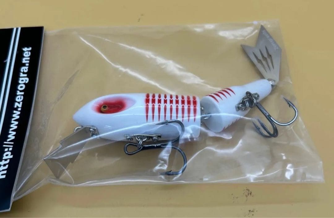 ゼログラビティ デカライディーンミノー　RED BONE 未使用品