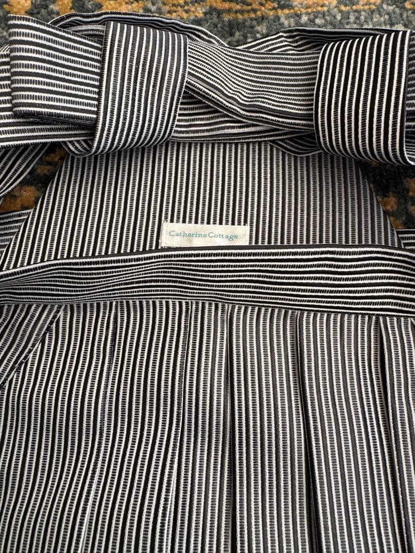 【美品】Catherine Cottage 黒紋付袴セット115cm 七五三に♪