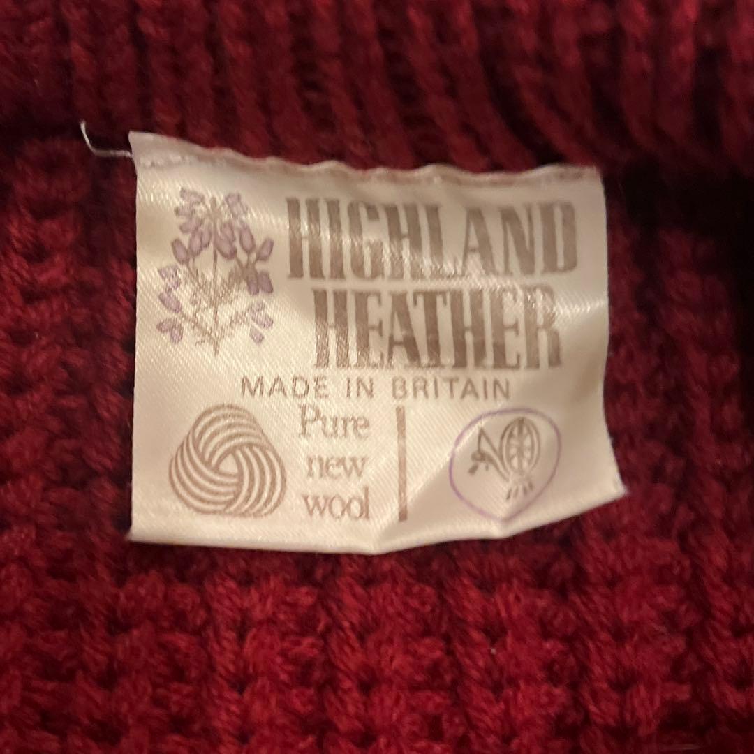 【英国製】70s 80s ローゲージ　クルーネックセーター　ピーターストーム　L