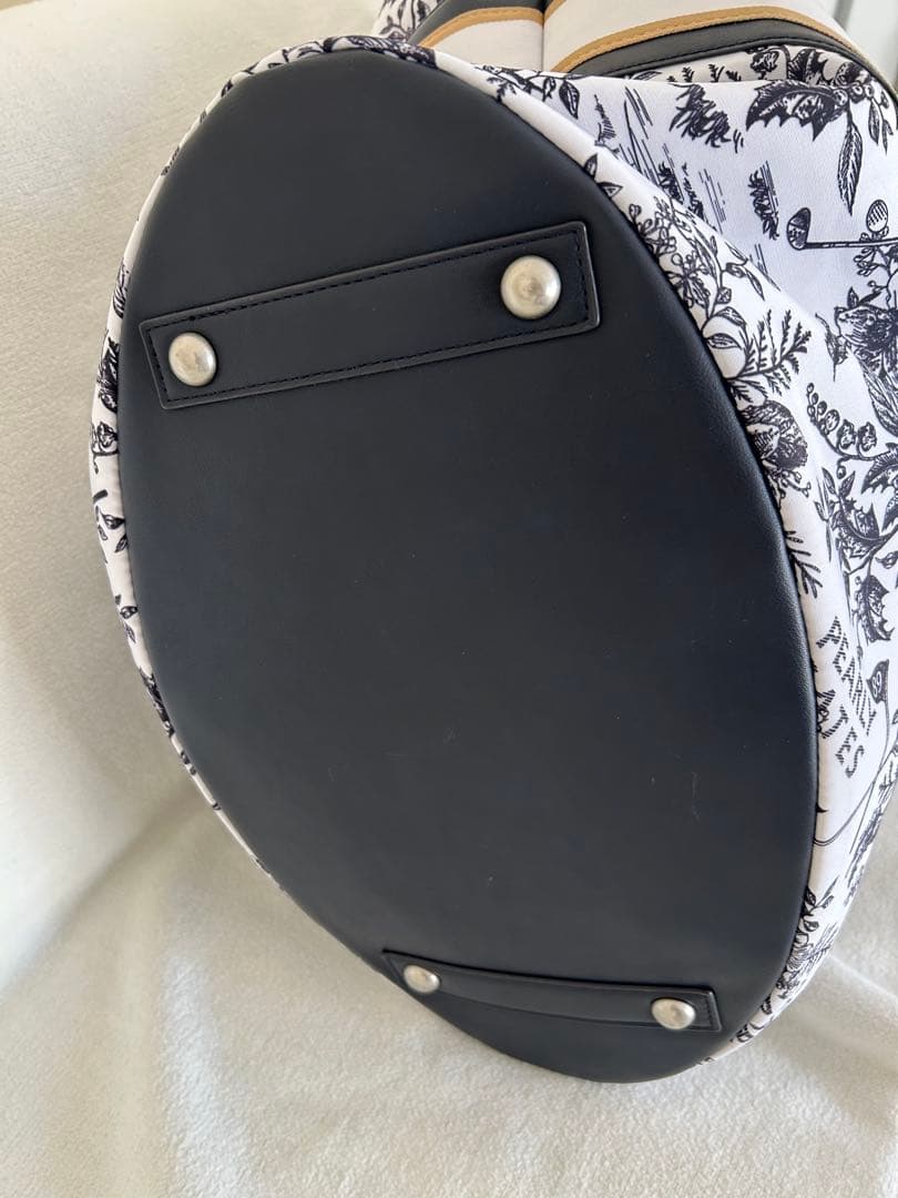 美品‼️ パーリーゲイツ ロッカーバッグ トートバッグ 花柄 ホワイト 大容量