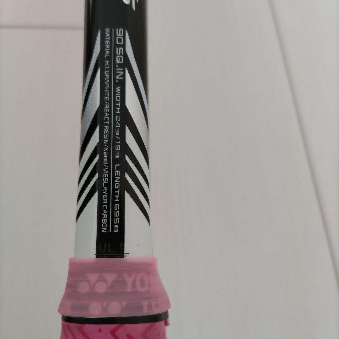 YONEX 軟式テニスラケット ピンク/黒 ジオブレイク５０ｖｓ　UL1