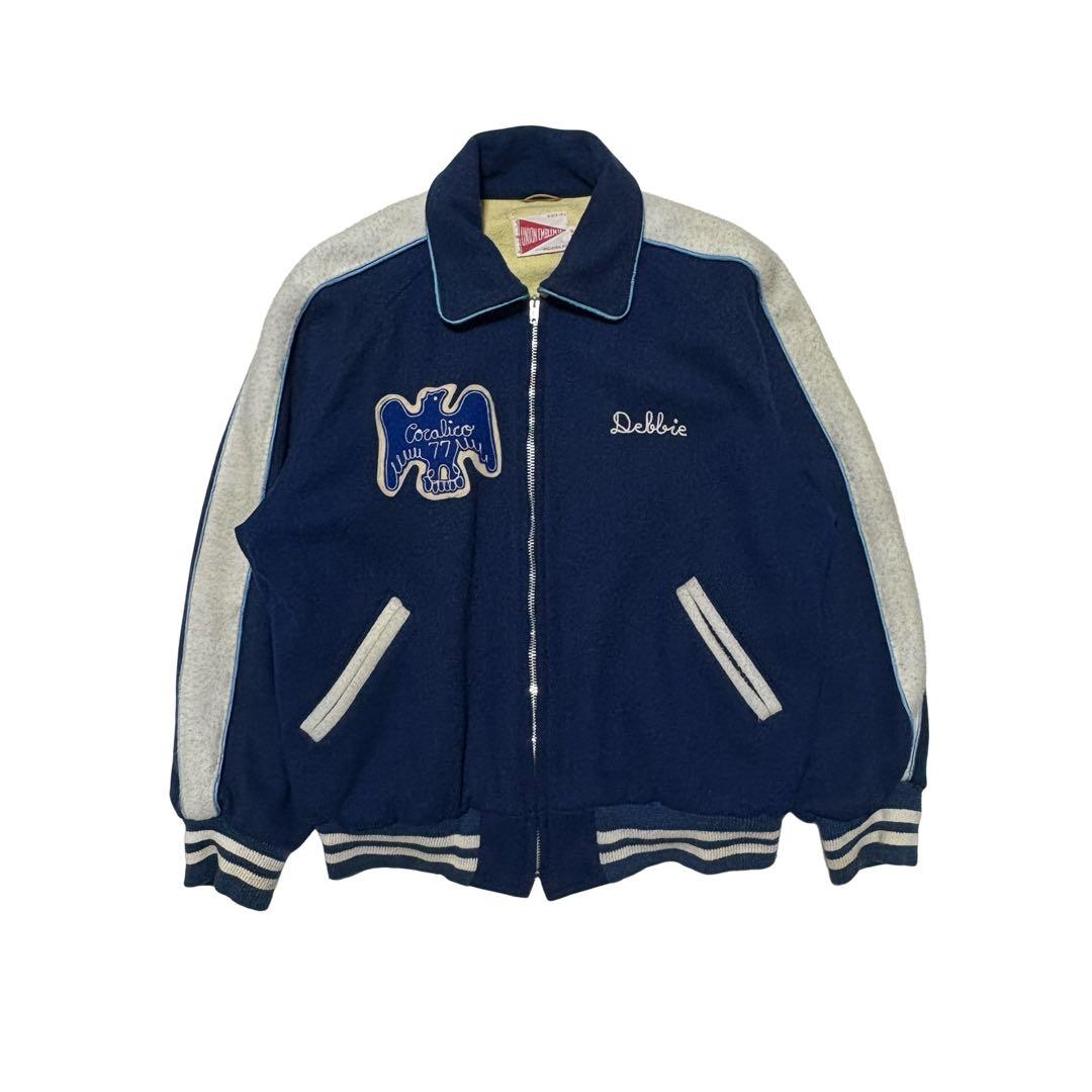 80s〜 UNION EMBLEM スポーツジャケット スカジャン 42