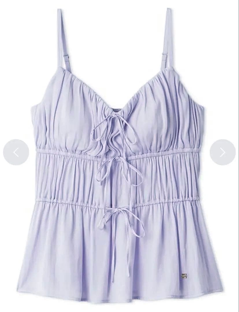 [ジェラート ピケ] サテンカップインキャミソール＆ロングパンツセット