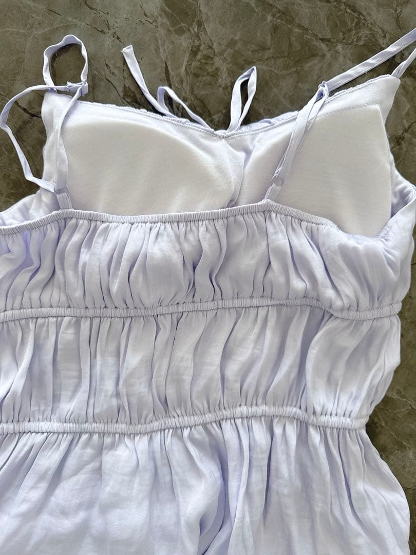 [ジェラート ピケ] サテンカップインキャミソール＆ロングパンツセット