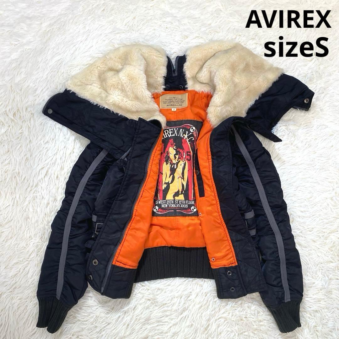 人気モデル 美品 アヴィレックス フライトジャケット N-2B 黒 ブラック