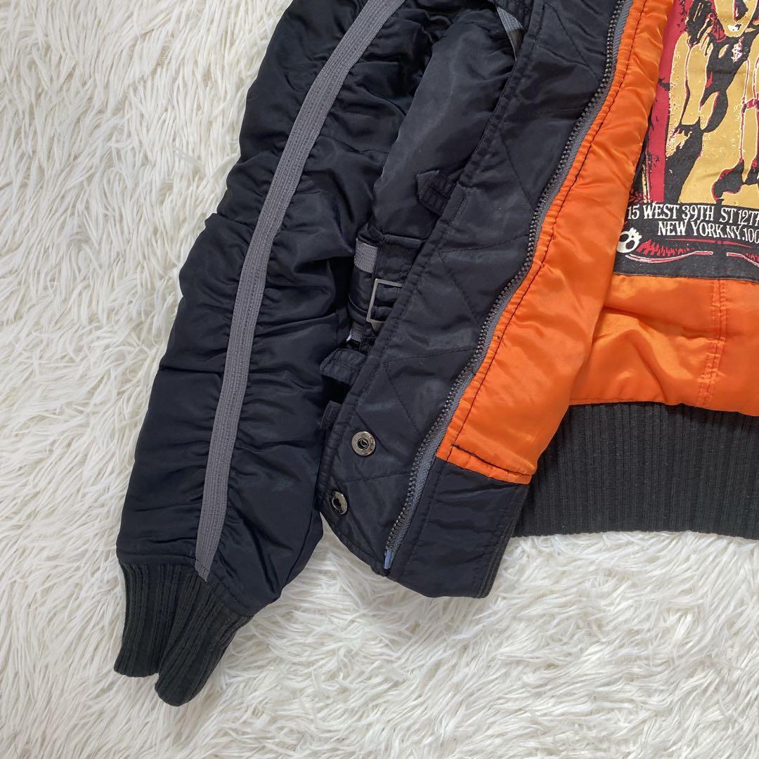 人気モデル 美品 アヴィレックス フライトジャケット N-2B 黒 ブラック