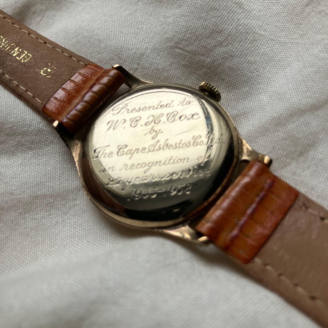 美品 GARRARD 金無垢 イギリス ヴィンテージ時計 1958年製 純正箱付