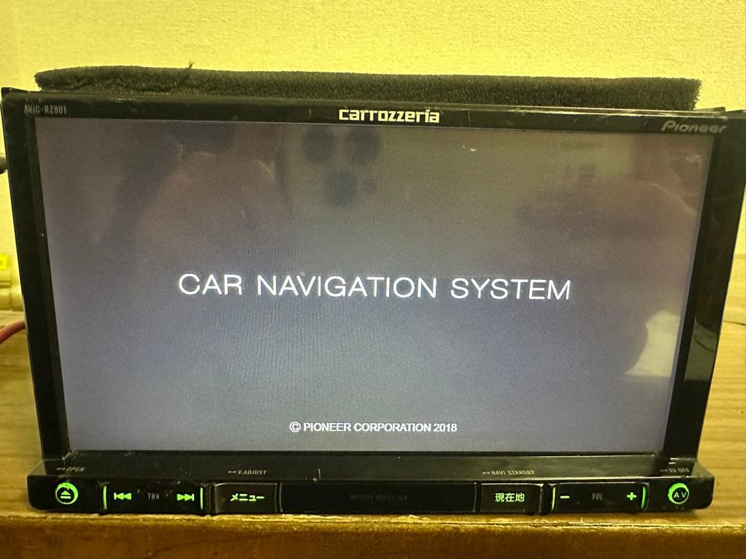 パイオニア パイオニア AVIC-RZ901-R フルセグナビ。地図データ2018