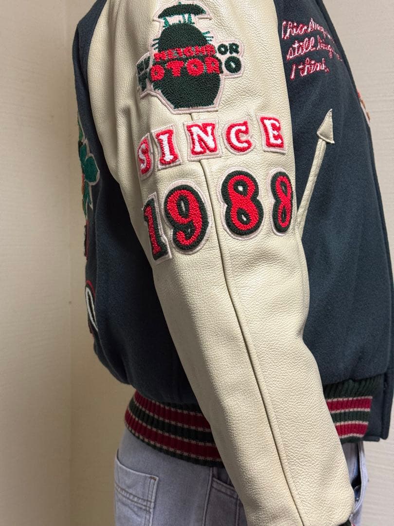 バックドロップヒューイットスタジャン　となりのトトロ　サイズL 値下げ希望あり