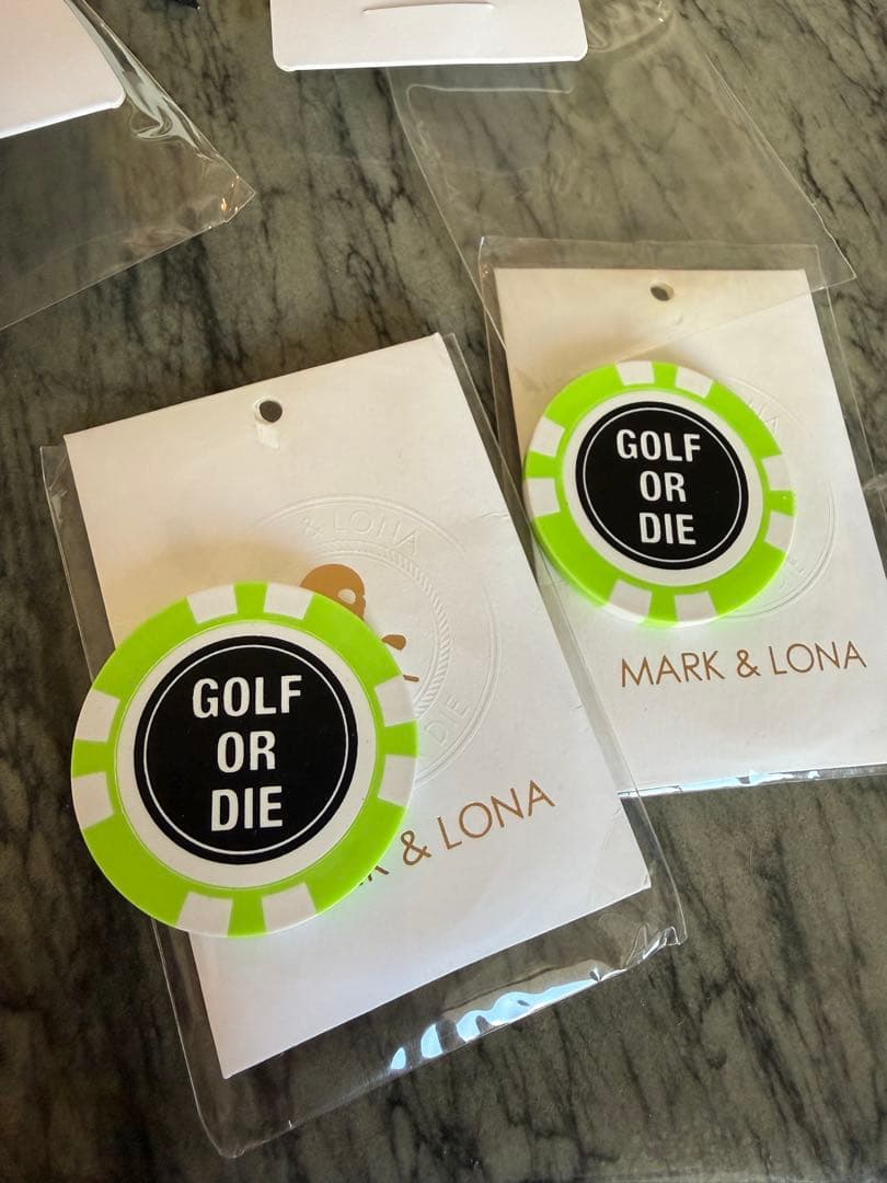 MARK & LONA ゴルフティーとマーカーセット MARK & LONAのゴルフティー