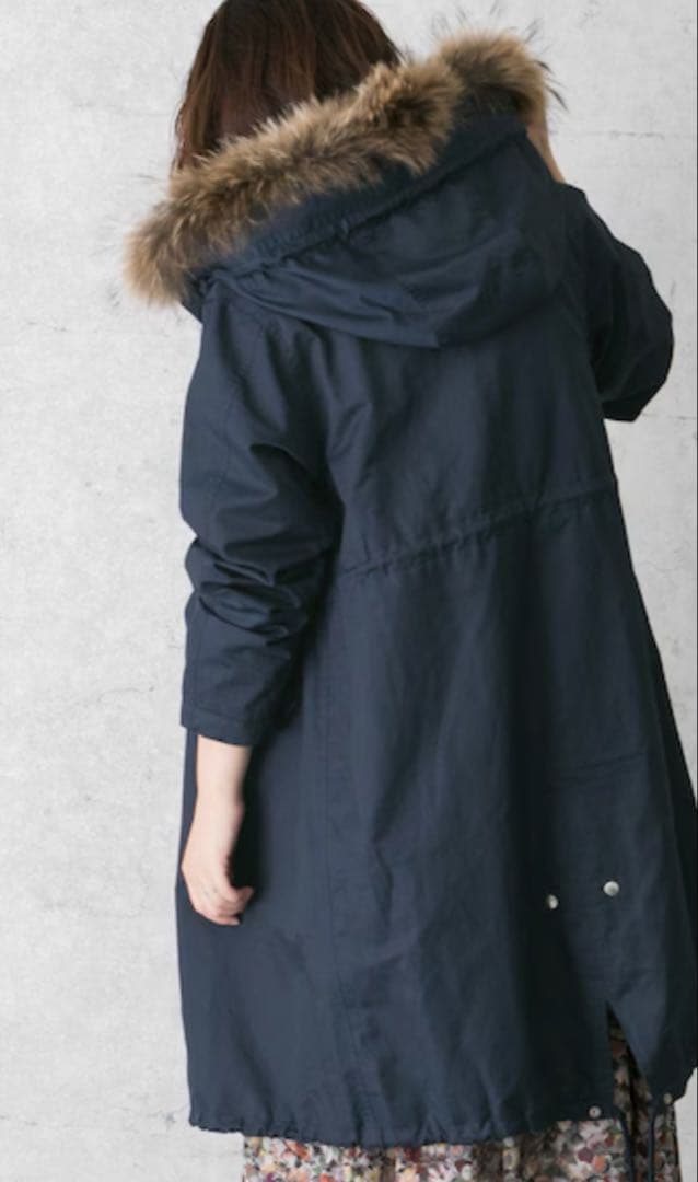 【春・秋・冬】アーバンリサーチロッソ モッズコート3way(インナーダウン付き)