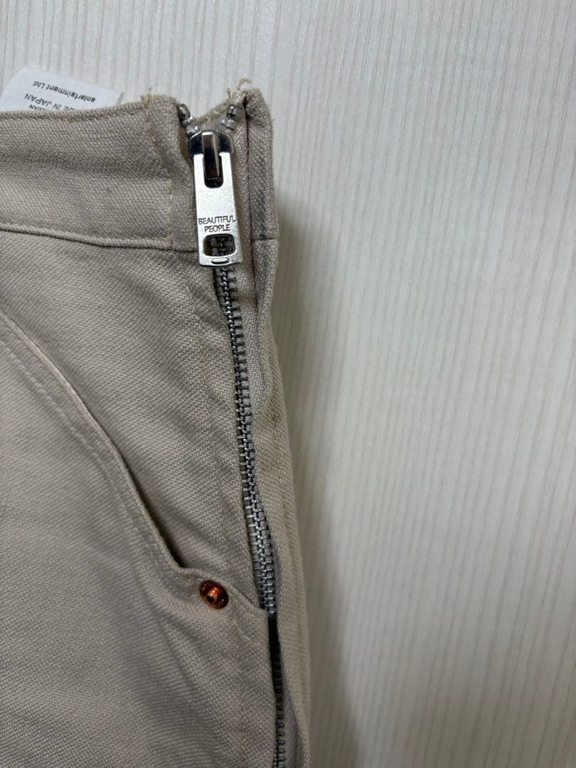 美品 beautiful people ダッククロスパンツ サイズ40