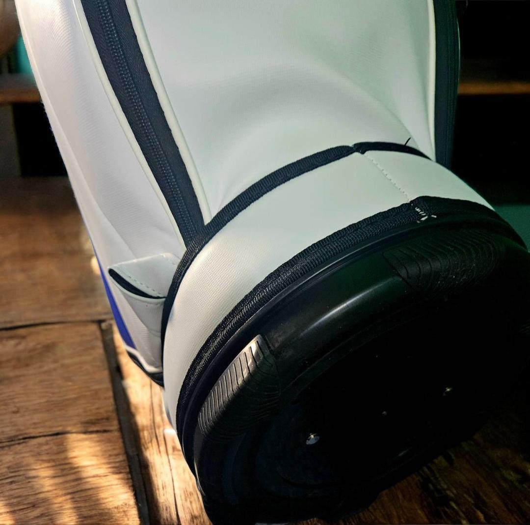 【新品未使用】　Mizuno 高級タイプキャディバッグ /トリコロール