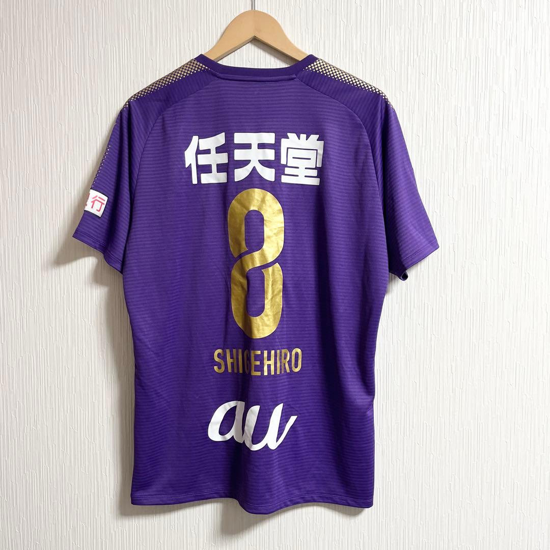 美品 京都 サンガ 重廣卓也 サッカーユニフォーム XL