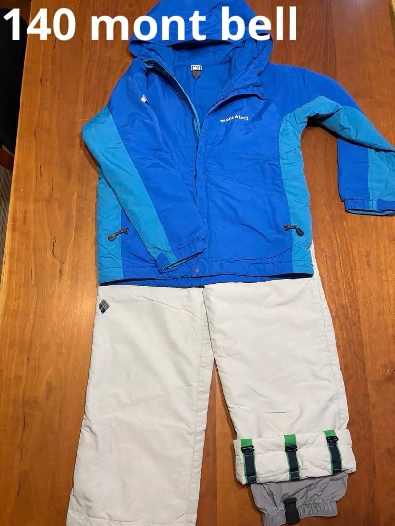 mont-bell モンベル キッズ スキーウェア 140 - メルカリ