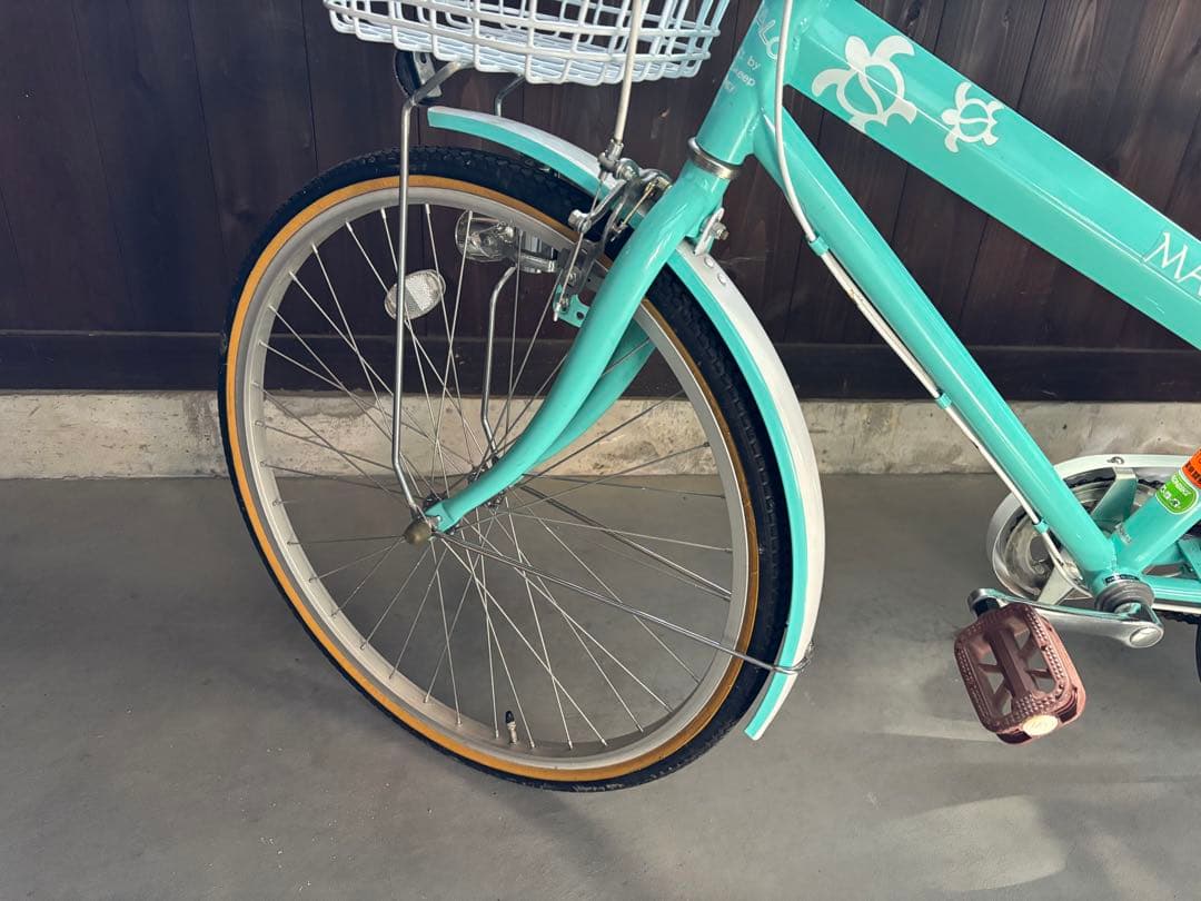 子供用自転車 24インチ マハロ ライトグリーン イオンバイク　maharo