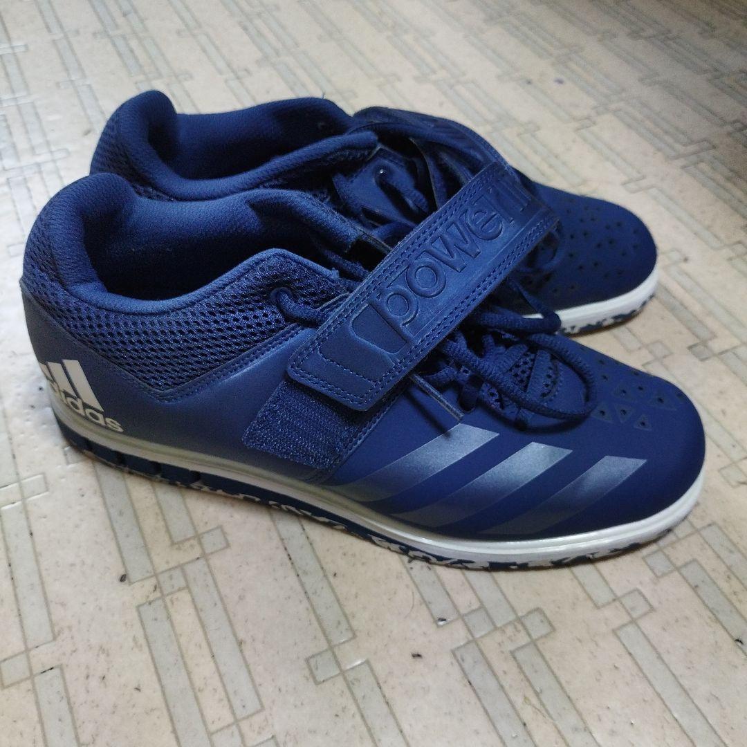 adidas Powerlift ネイビー ウエイトトレーニングシューズ アディダス