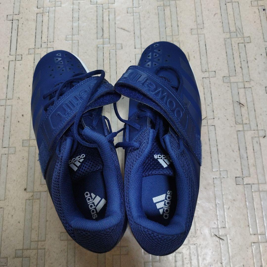 adidas Powerlift ネイビー ウエイトトレーニングシューズ アディダス
