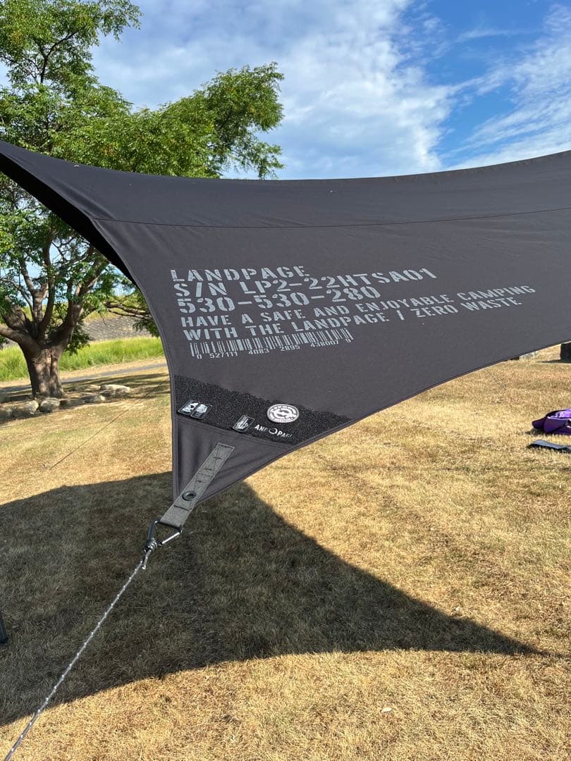 LAND PAGE（ランドページ）HEXA TARP ヘキサタープ ブラック - メルカリ