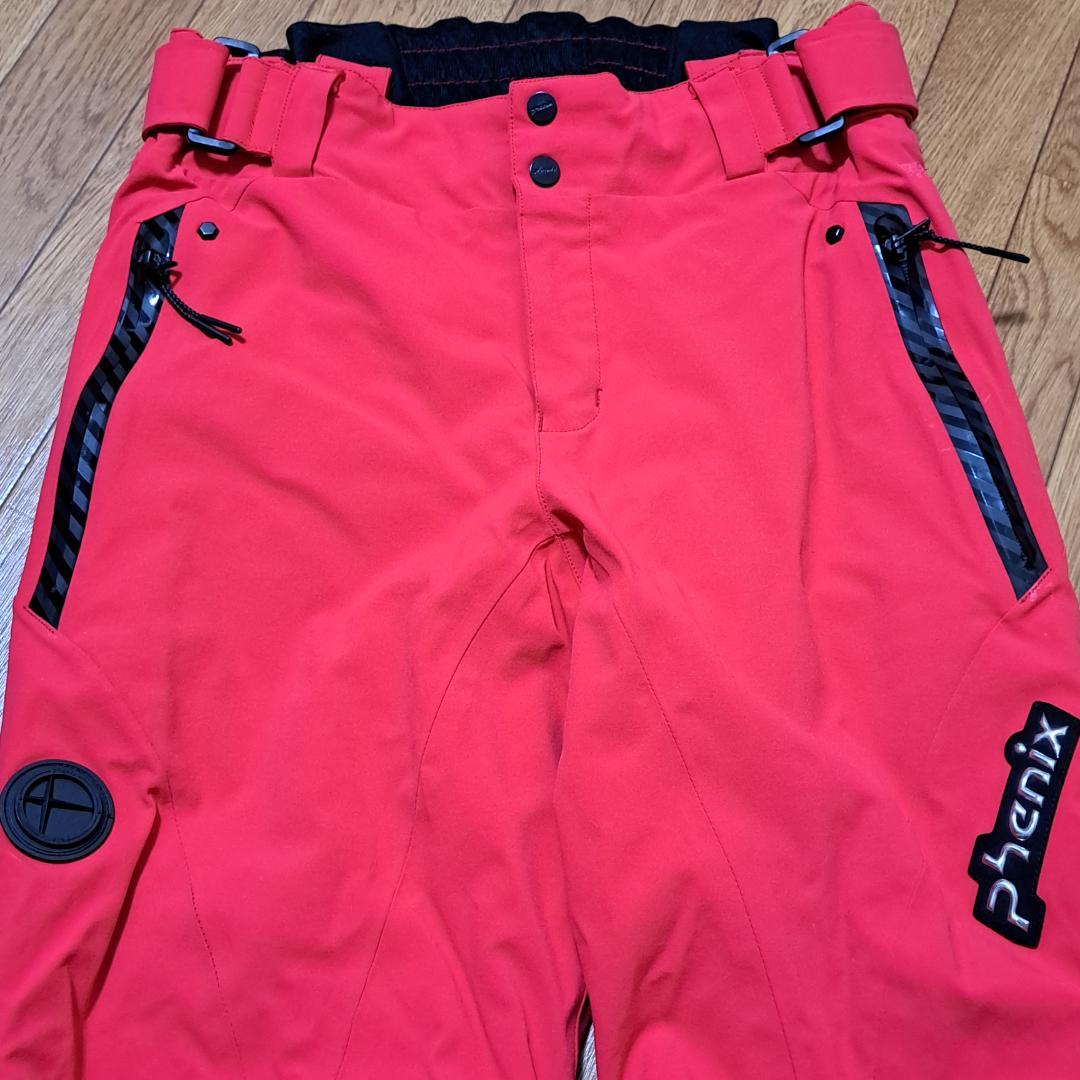 Phenix Lサイズ ノルウェーチーム フルジップパンツ 赤