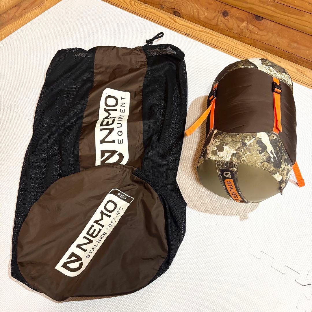美品】NEMO FIRST LITE STALKER スターカー0 シュラフ - メルカリ