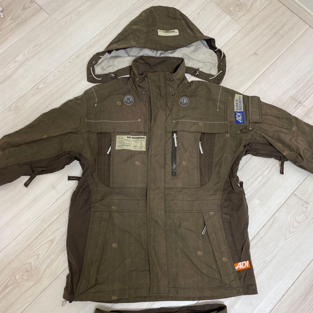 インハビタント スノーボードウェア 上下セット