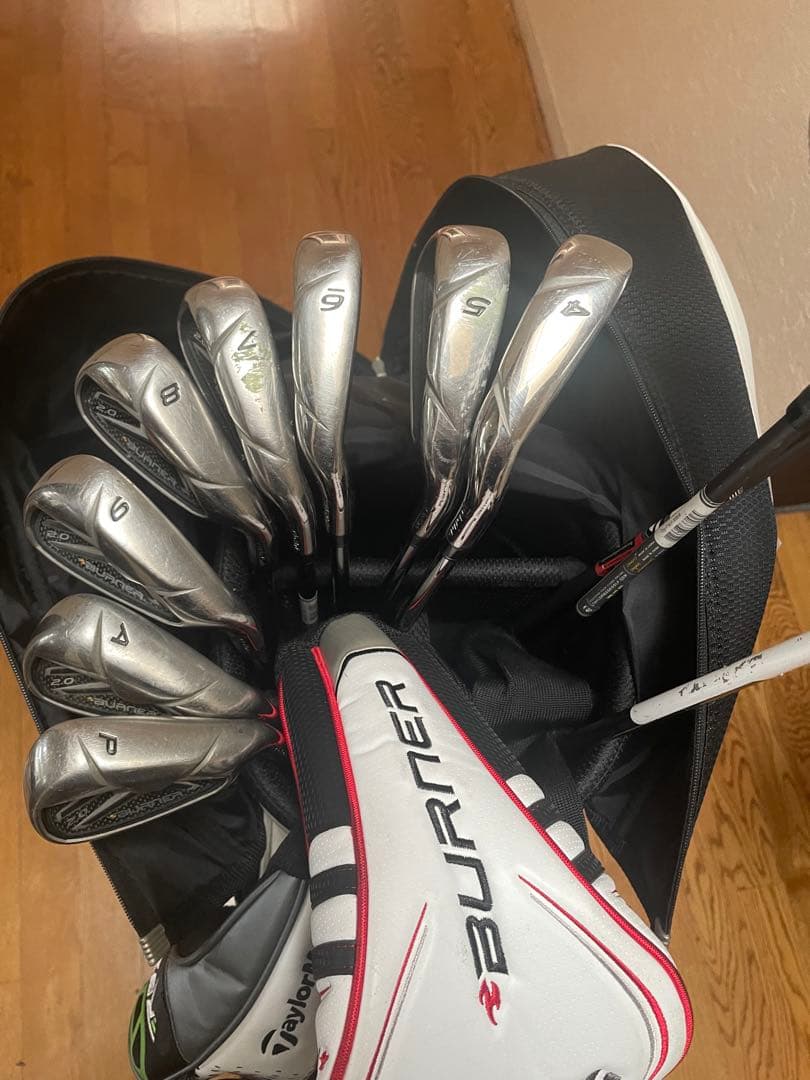 TaylorMade キャディバッグ クラブ一式付き