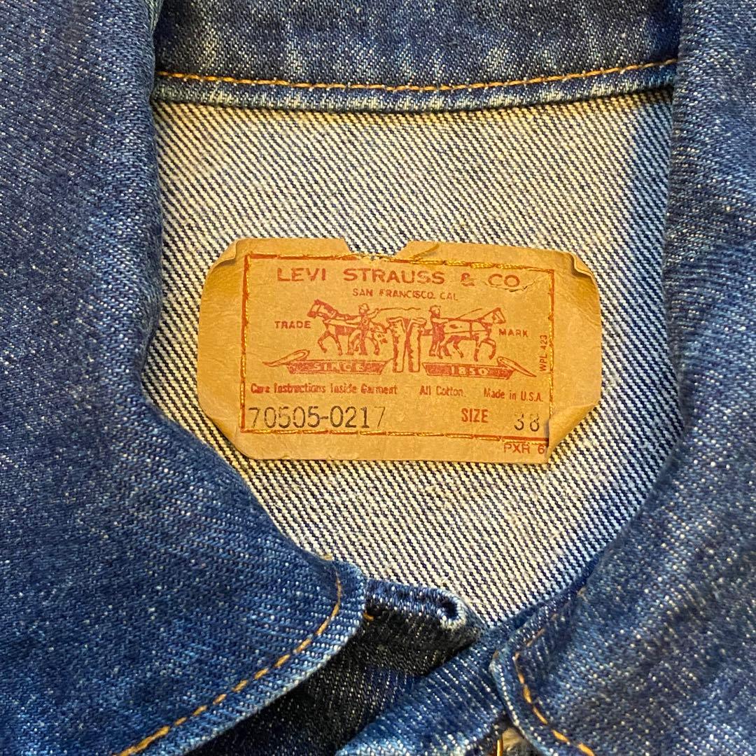 Levi's 70505-0217 4th 濃紺美中古