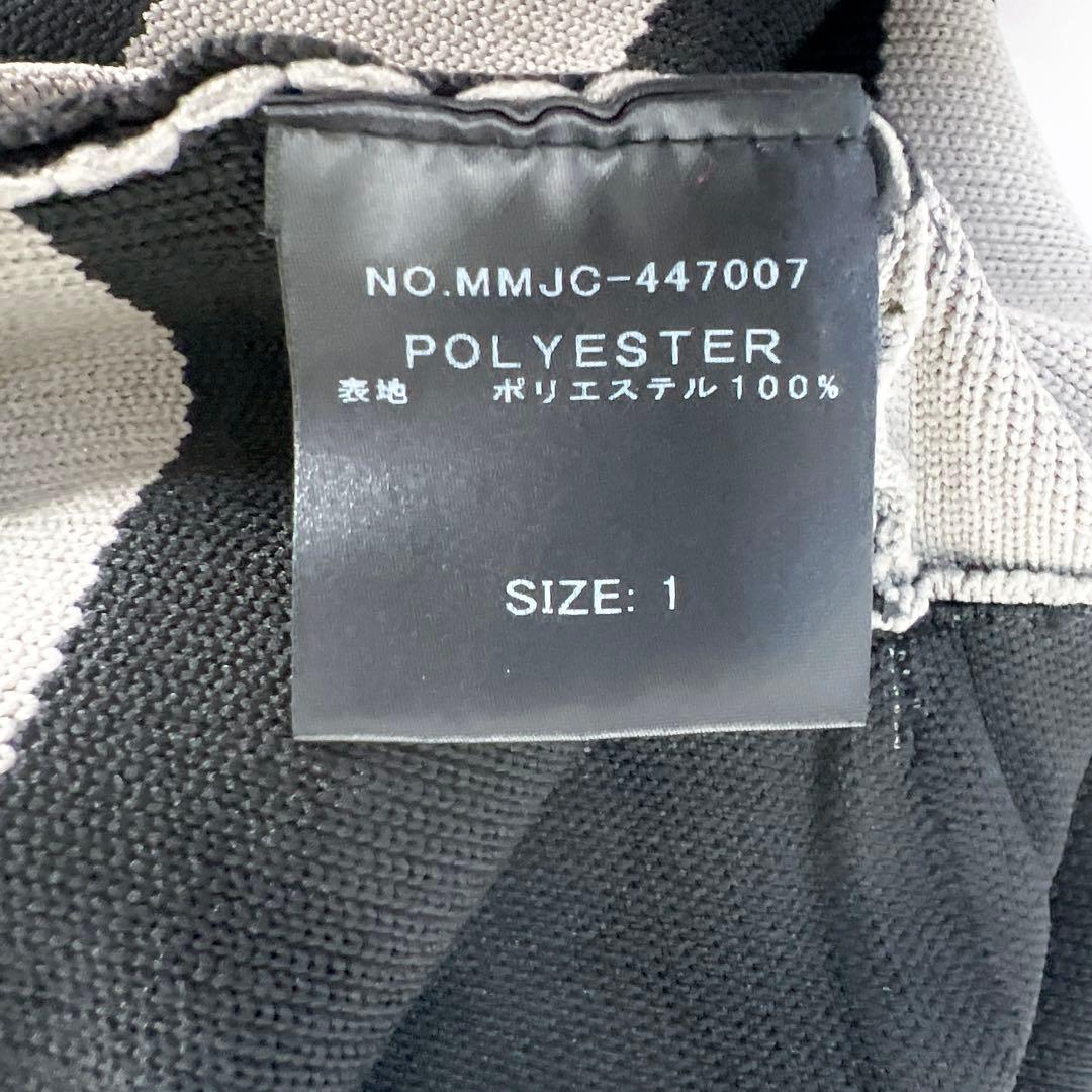 《美品》muta MARINE GOLF ボーダーニットワンピース ゴルフウエア