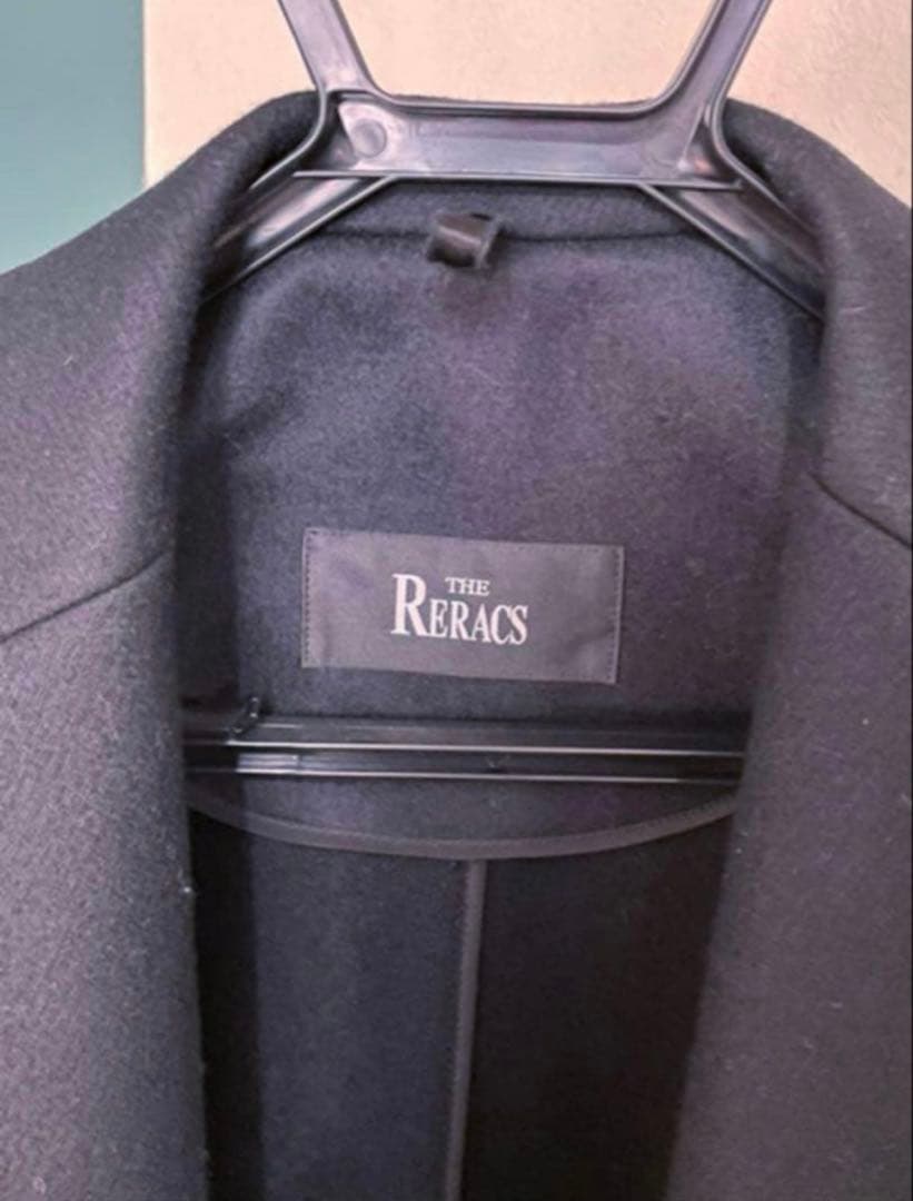【極美品】THE RERACS チェスターコートメルトンウール100%