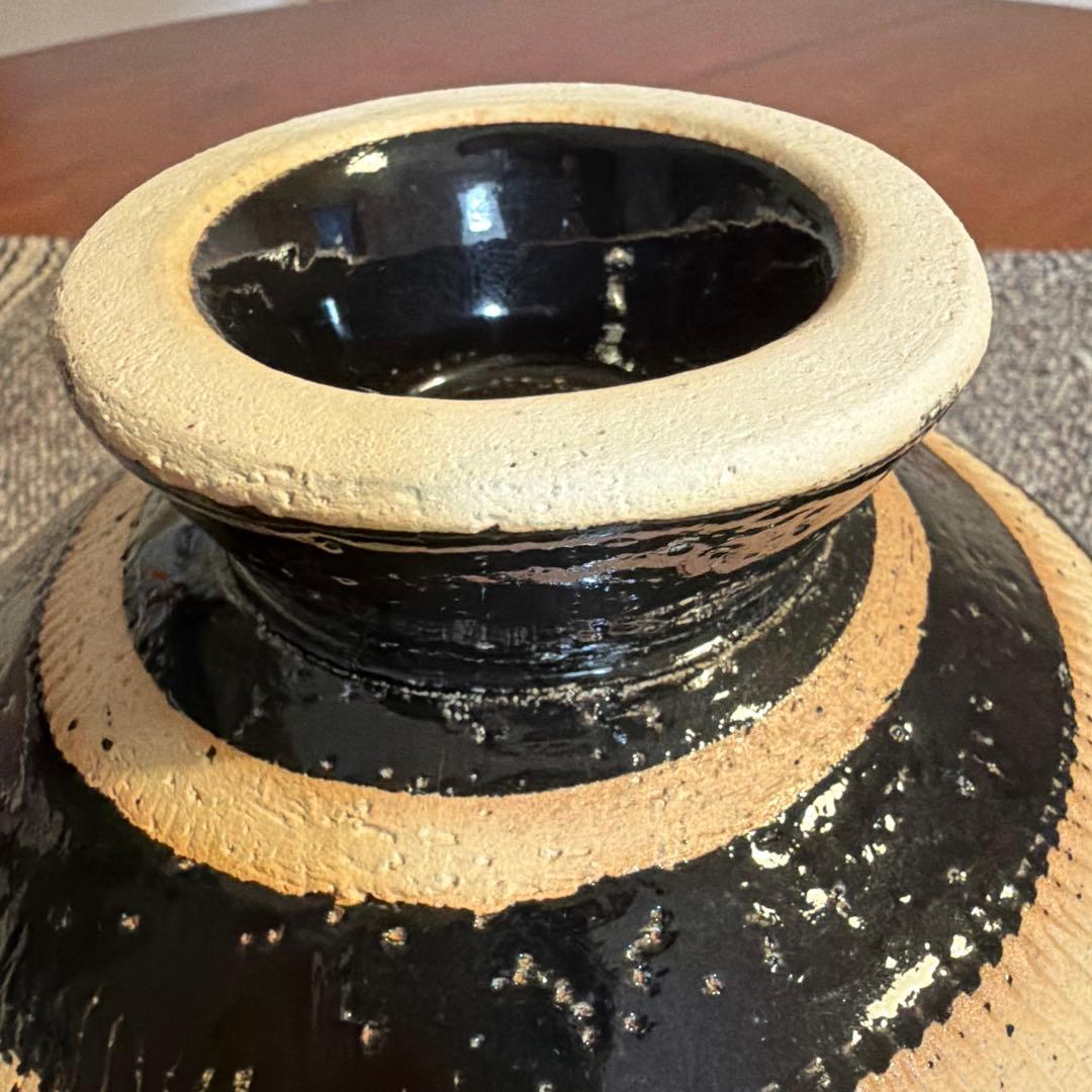 ☆美品☆ 永谷園　ふっくらさん　黒らく　【大】3〜5人用　AND-06