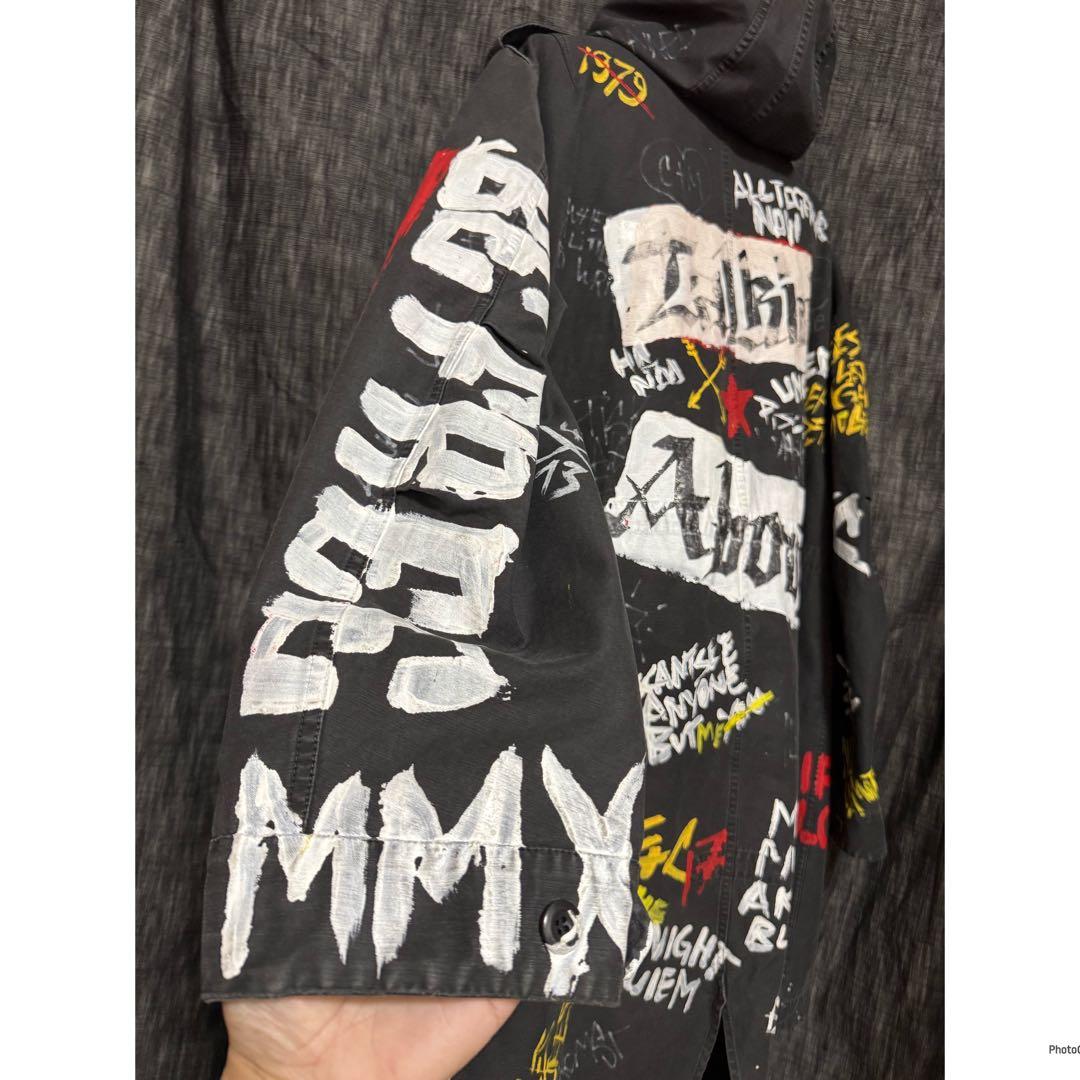 Faith connexion グラフィティーモッズコート ハンドペイント S FAITH