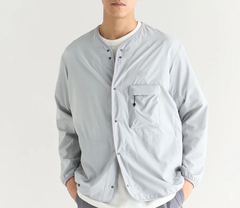 新品　25年春夏 NANGAナンガ　PLC エクスカーションカーディガン　黒　L