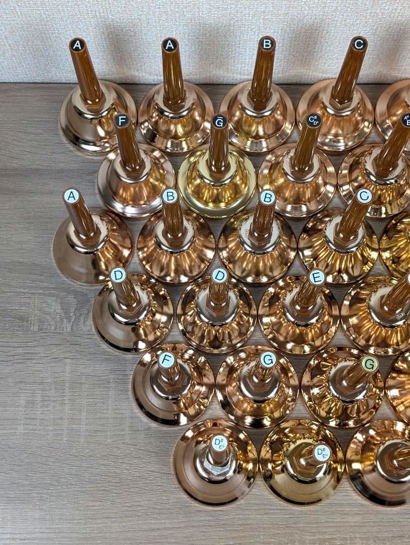 【現状品】ミュージックベル 23音 31本セット ハンドベル 内田洋行 ウチダ