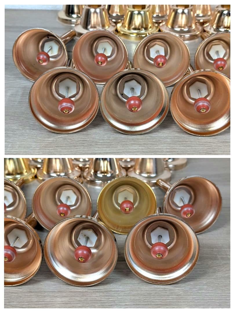 【現状品】ミュージックベル 23音 31本セット ハンドベル 内田洋行 ウチダ