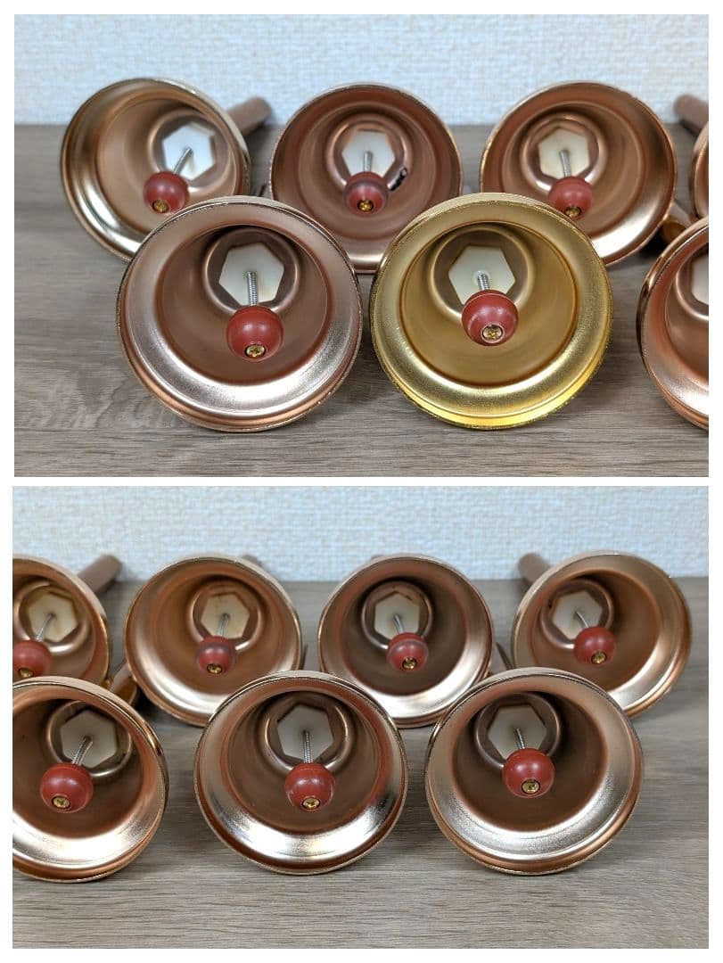 【現状品】ミュージックベル 23音 31本セット ハンドベル 内田洋行 ウチダ