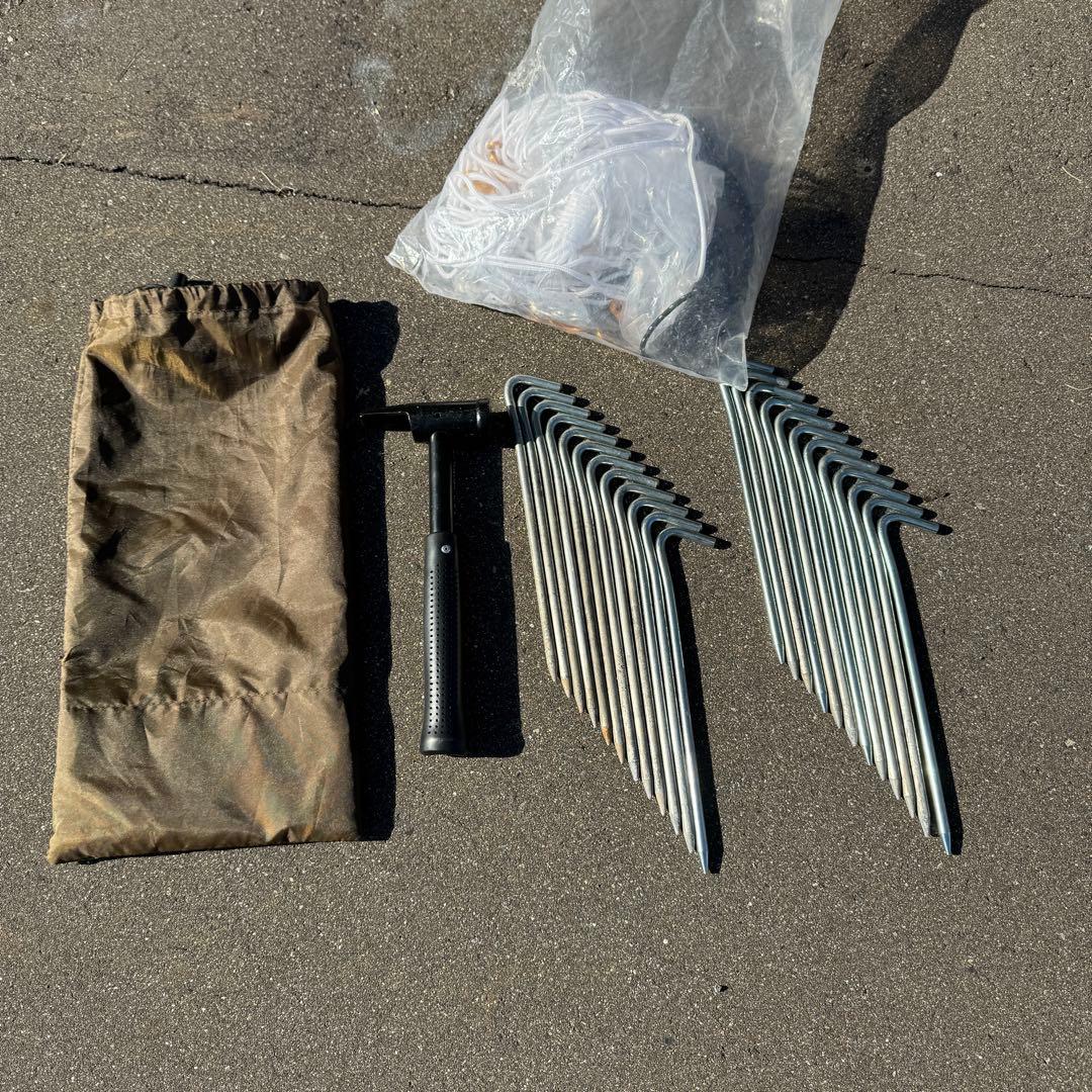 ファシル　ツインクレスタT/C　豪華２張セット　総額約２８万円セット　二又ポール