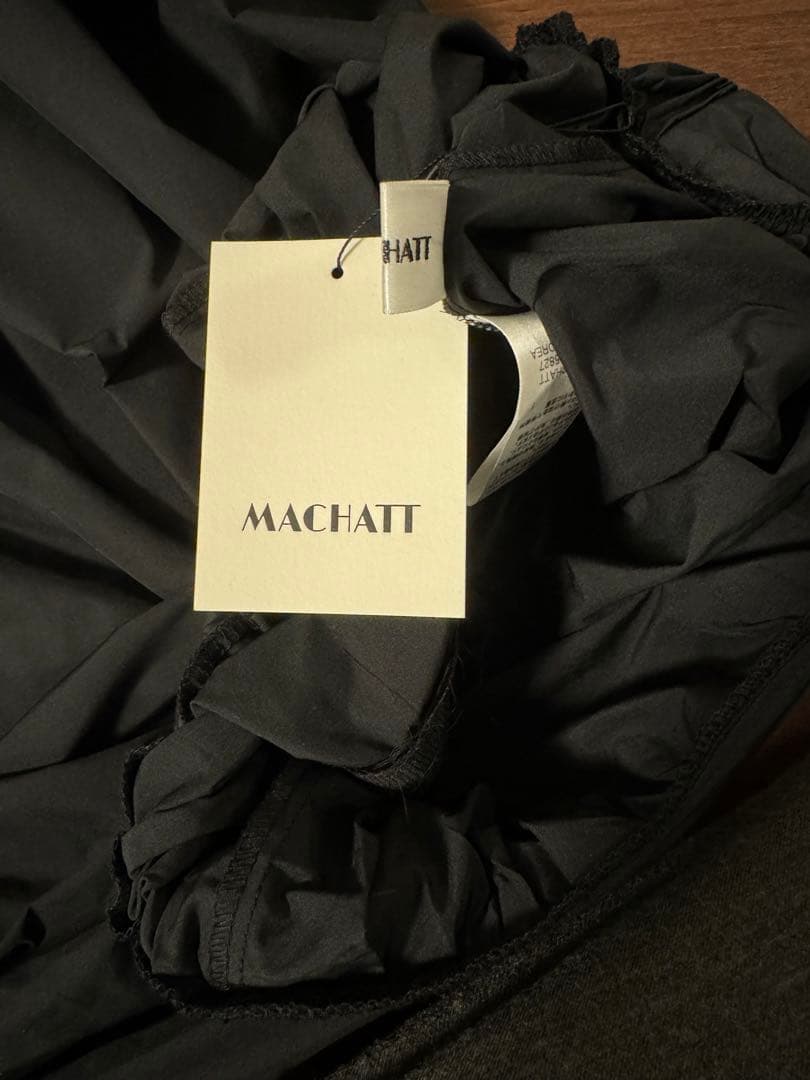 マチャット メモリーキュロットパンツ ブラックマチャット メモリー