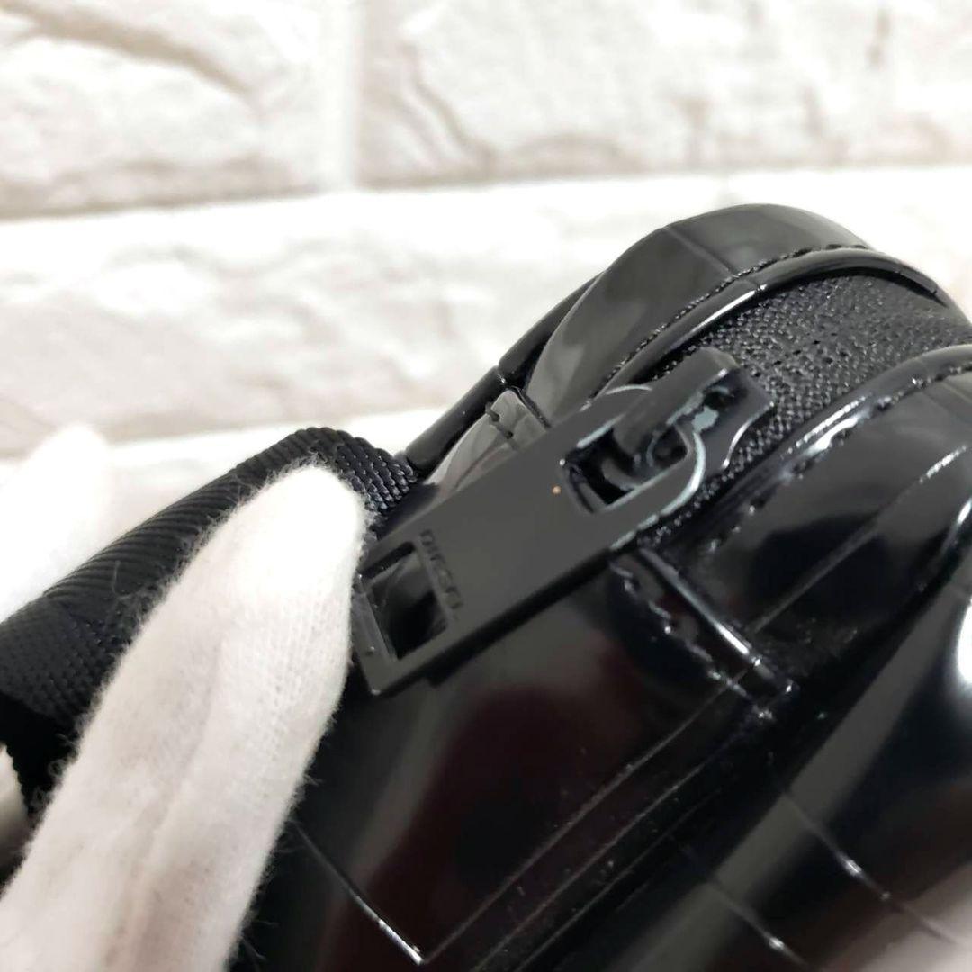 DIESEL ディーゼル 型押し ロゴシャドー ウエストバッグ ボディバッグ美品