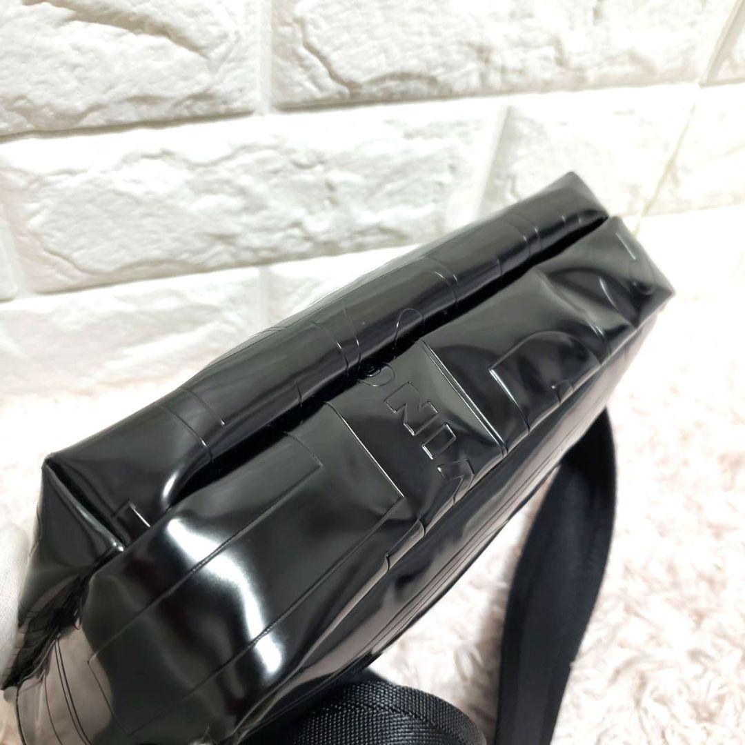 DIESEL ディーゼル 型押し ロゴシャドー ウエストバッグ ボディバッグ美品