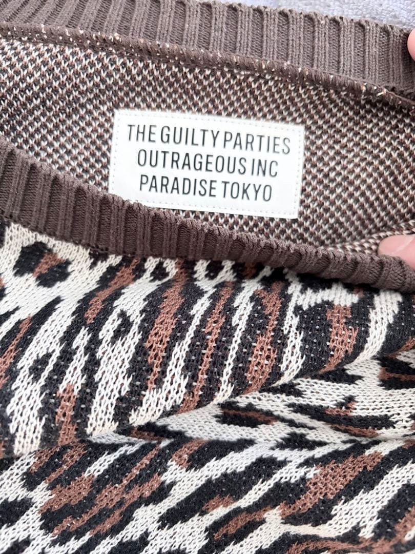 wackomaria ニット セーター レオパード 豹柄