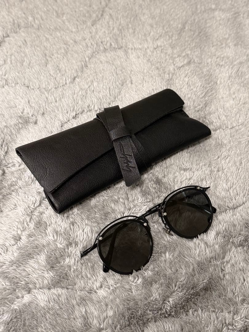 ヨウジヤマモト　サングラス　専用ケース付き　メガネ　クリアレンズ付き