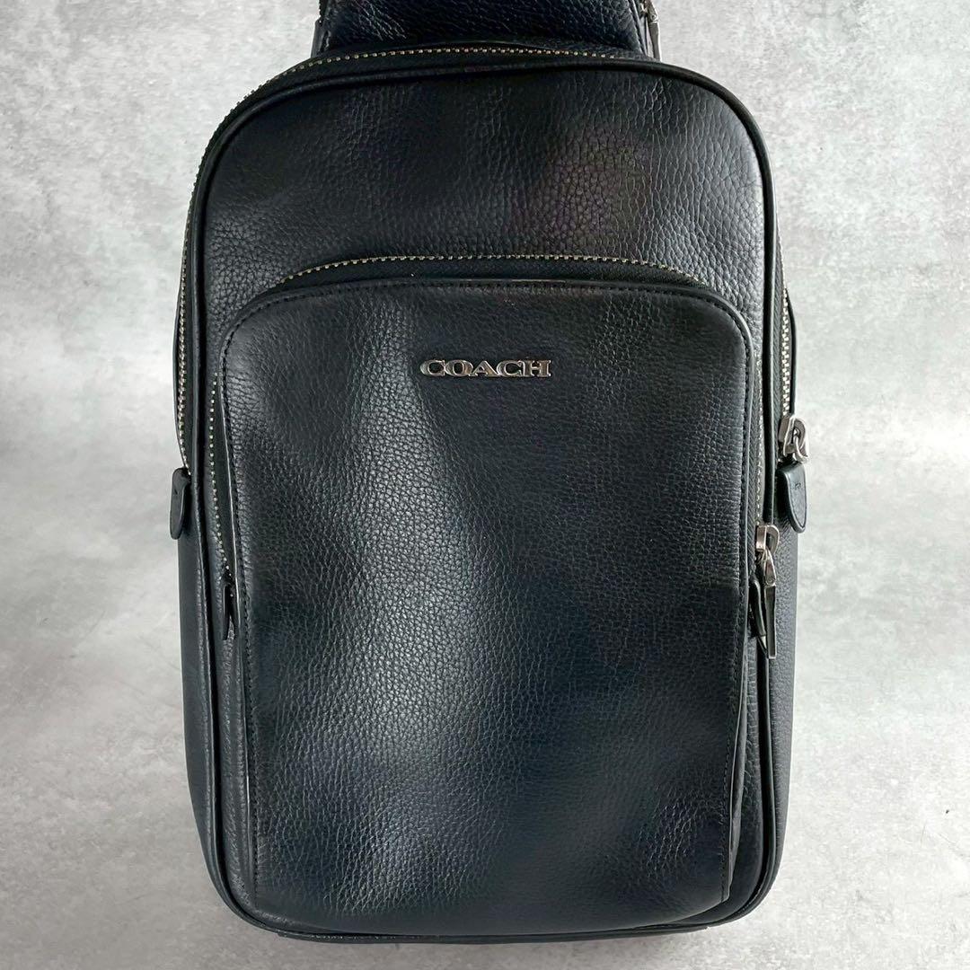 美品 現行近 コーチ coach イーサン ボディバッグ ショルダーバッグ