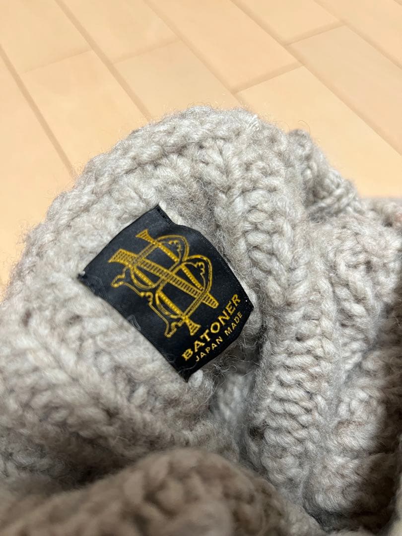 BATONER】SPREAD ALAN TURTLE NECK タートルニット - メルカリ