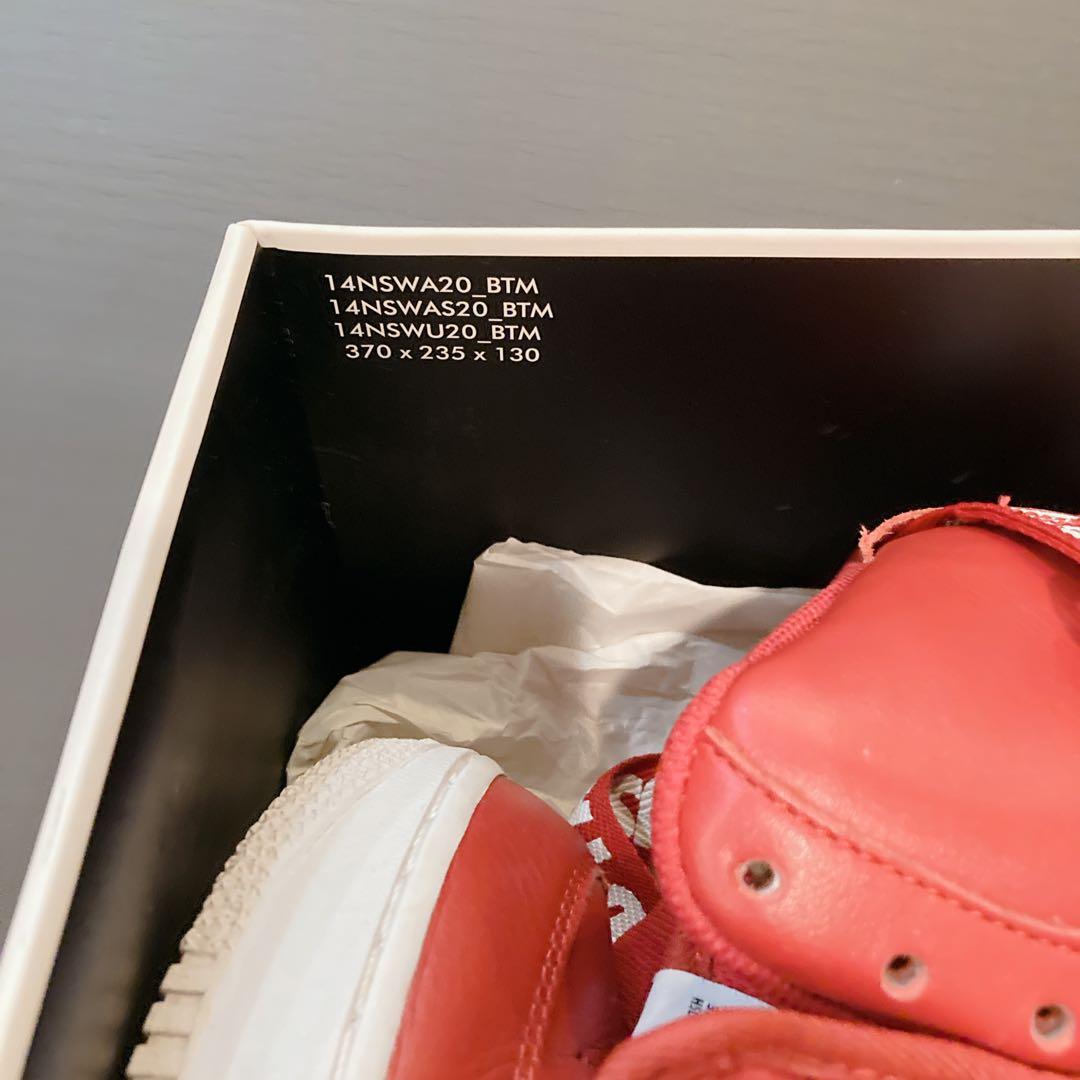 【極美品】ナイキ NIKE × シュプリーム Supreme フォース 赤