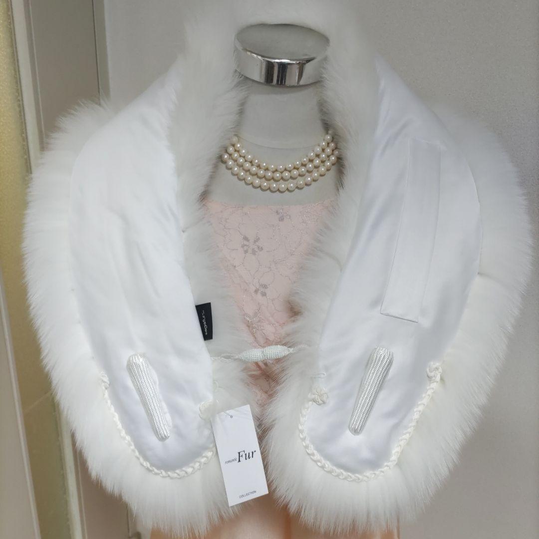 smile88　サガフォックス　シャドー　成人式ショール　SAGAFURS