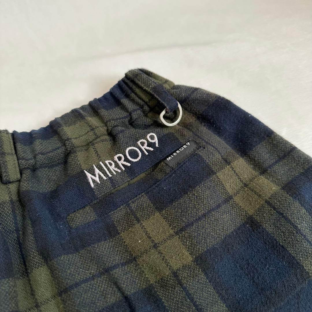 MIRROR9 チェック柄フレアスカート Ｓサイズ
